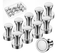 OFCIIN 10 Piezas Imanes Neodimio Potentes, Imanes Potentes 16 X 20 mm Imanes Nevera, para Pizarra Tablero de Anuncios Magnetico Refrigerador Cocina Mini Imán Portátil