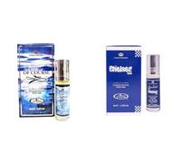 Ofcourse & Chelsea Concentrated Perfume Oil 6ml (Pack of 2) | Long Lasting Alcohol-Free Attar for Women & Men | Premium Roll-On Fragrance | Travel-Friendly Perfume Oil