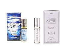 Ofcourse & Silver Concentrated Perfume Oil 6ml (Pack of 2) | Long Lasting Alcohol-Free Attar for Women & Men | Premium Roll-On Fragrance | Travel-Friendly Perfume Oil