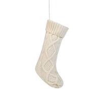 Ofcwoa Calcetín de Navidad de punto, 46 cm, suave, clásico, decoración para árbol de Navidad, medias grandes, para mujeres, niñas, niños, niños pequeños, chimenea, repisa de chimenea, árbol y