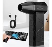 Ofeace Mini Soplador de Aire Potente 130000 U/min - Soplador de Polvo Portátil 3 Velocidades Eléctrico Aire Comprimido Limpieza PC Con Batería, Compressed Air Duster para Laptop, Teclado, Coche
