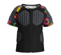 ofeirhz Camiseta térmica para niños pequeños, cómoda, antiimpacto, ropa de protección contra impactos, ropa de baloncesto, fútbol, porteros, transpirable, de alta elasticidad, deportiva, larga