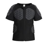 ofeirhz Camiseta térmica para niños pequeños, cómoda, antiimpacto, ropa protectora para el pecho, ropa antiimpacto, ropa de baloncesto, fútbol, porteros, transpirable, de alta elasticidad, deportiva