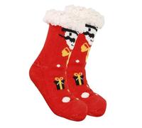 ofeirhz Liguero y medias coloridas para interiores, a rayas, calcetines de forro polar, gruesos, cálidos, calcetines de Navidad, calcetines térmicos, C, Altoa única