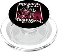 Ofended Souls Taste The Best Retro Vintage Dark Humor Devil PopSockets PopGrip para MagSafe