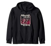 Ofended Souls Taste The Best Retro Vintage Dark Humor Devil Sudadera con Capucha