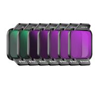 OfeooAi Juego de 7 filtros híbridos para DJI FLIP, incluye UV y ND8-PL ND16-PL ND32-PL ND64-PL ND128-PL, combo ND/CPL 2 en 1 que resuelve el deslumbramiento y la sobreexposición, juego de videografía