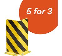 Oferta: 5 protecciones de estantería por el precio de 3 en un juego perfiles en L, 6 mm de grosor