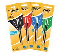 Oferta: Bic Pack de recambios para bolígrafo de 4 colores: azul medio/negro/rojo/verde (8 unidades)