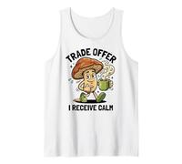 Oferta Comercial Recibo Calma Acogedora Seta Kawaii Cartoon Camiseta sin Mangas