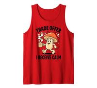 Oferta Comercial Recibo Calma Retro Cartoon Seta Camiseta sin Mangas