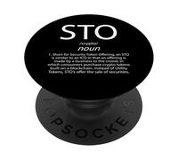 Oferta de Tokens de Seguridad criptográfica STO Definition Blockchain PopSockets PopGrip Adhesivo