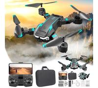 Oferta del Cyber Monday 2024: Dron Viflosae WiFi FPV con cámara HD 1080P, mantenimiento de altitud, cuadricóptero RC plegable, vuelo circular, modo