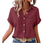 Oferta del Dia Hoy Camisetas Azules Mujer Camisas Y Blusas Verano Moda 2025 Camiseta Sin Mangas Casual Ropa De Vestido Primavera Niña Manga Corta Suéter Camisa Blanca Volante Blusa Azul Talla