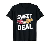 Oferta Dulce - Funny Candy Business Camiseta gráfica económica, Hombre, Negro, L