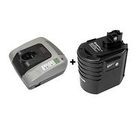 Oferta en el juego: cargador rápido + batería de alto rendimiento NI-MH 24 V 3000 mAh para taladro Bosch 11225VSR GBH24VFR GBH24VRE 0611225703 0611260539, BTI BHE 24VRE, WÜRTH ABH 20 SLE 0702 322 322