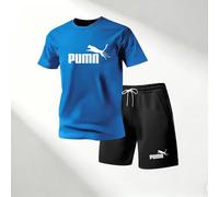 Oferta Especial 2026 Conjuntos de Camisetas para Hombre, Cuello Redondo, Manga Corta + Pantalones Cortos Deportivos, Secado Rápido, Moda Casual Urbana, para Casa, Aire Libre, Correr, 2 Piezas RedBlack
