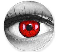 OFERTA ESPECIAL de colores Crazy FUN Contacto lente con grosor + depósito de funnylens. Perfectamente en Carnaval, carnaval, halloween, Helloween o fasnacht.