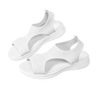 Oferta Flash Hoy Chanclas Mujer Playa Comodas para Casa Sandalias Deportivas ortopédicas para Mujer Moda Zapatos con Punta Abierta Cuña Lavable de Verano Zapatos para Caminar