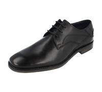 Oferta Hombre Bugatti Negro Leather Zapatos con Cordones 313-23003-1000