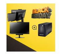 OFERTA OC-4090 + SAI-027 - Combo Ordenador Reac. LENOVO Mini M910Q/i5-6th/8Gb/256GB SSD/W10 Pro + Monitor Reac. 22\" + SAI phasa