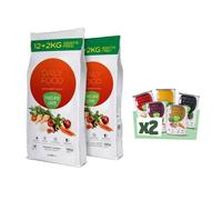 Oferta Pack Natura Diet Daily Food Pack 2 X 12 + 2 Kg Pienso Para Perros