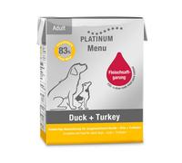 Oferta Pack Platinum Tetra Adult Dog Duck + Turkey Pack 12 X 185 Gr