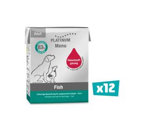 Oferta Pack Platinum Tetra Adult Dog Fish Pack 12 X 185 Gr