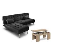 Oferta: sofa cama chaise longue xs + mesa de centro elevable