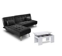 Oferta: sofa cama chaise longue xs + mesa de centro elevable