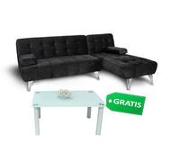 Oferta: sofa cama chaise longue xs + mesa de centro gratis 75 cm