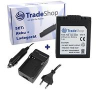 Oferta Trade-Shop - Kit de cámara batería de Ion de Litio + Cargador de batería con Adaptador de Coche, Compatible con Panasonic CGA-S de 006E CGA-S de 006E/1B CGR de S de 006 CGR de S de 006E CGR de
