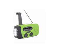 ¡Ofertas de Pascua! Radio de manivela de alta calidad con paneles solares, linterna y batería externa SOS de 2000 mAh - green300green