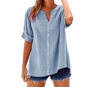 Ofertas del Dia Premium Hoy Blusas Y Camisetas Mujer Verano De Lentejuelas Camisas Algodon Camiseta Tirantes Negra Blanca Encaje Elegantes Mangas Abullonadas Gap Manga Corta Blusa Top Fiesta