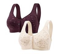 Ofertas Flash de Hoy Pack Sujetador Sin Aros Mujer Sujetador Sin Relleno con Aros Sujetador Sin Aros Push Up Sujetador para Escote Delantero Sujetador Sin Tirantes Top Prime Big Deal Days