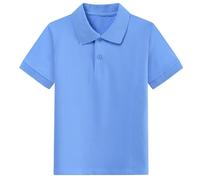 Ofertas Flash del Dia Camiseta Niños Niñas Polos Manga Corta con Cuello Solapa Casual Top Deportivos Adolescente Color Sólido Casual Cómodas Camisetas de Algodón Holgadas Ligeras Ropa Niños 2-15 Años