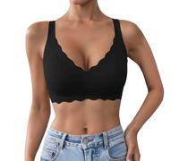 Ofertas Flash del Dia Hoy Mujer Sujetador con Foam Aros Deportivo Tira Fina Cruzado Nina Triumph Sin Algodon Copa C Costuras Sostenes De Lactancia Pos Quirurgico Mujer Sexy Almohadillas B Yoga