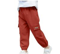 Ofertas Flash Del Dia Pantalon Chandal Niño,Pantalones Cargo Largo para Chicos con Bolsillos Pantalones de Ocio Informales Cintura Alta Elástico Jogger Pants Cómodos Pantalón Deportivos para Trekking