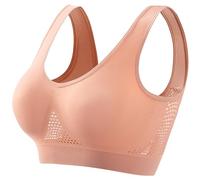 Ofertas Flash del Día: Sujetador Sin Aros Broche Delantero para Mujer - Sin Relleno, Push Up, Liso, Sin Tirantes, Copa B, 75B - Tiktok Trend Items
