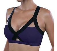 Ofertas Flash del Día: Sujetador Triángulo Sin Aros, Sin Relleno, Push Up, Encaje, Abrochado Delante, Sin Tirantes para Mujer Mayor - Today's Deals