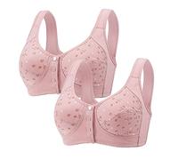 Ofertas Flash del Dia Sujetadores+Pecho+Caido Sin Aros Sujetador con Aro Sin Relleno Sujetador Sin Costuras Push Up Sujetador con Abertura Delantera Palabra De Honor Mujer Early Prime Big Deal