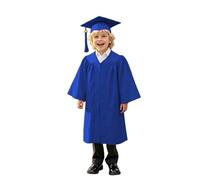 Ofertas Lampo Toga Graduación Niños Vestido de Graduación Conjunto Guardería Disfraces Graduación Sombrero Disfraz de Graduado para Niños Estudiantes Elemental Media Línea Disfraz Disfraz Toga