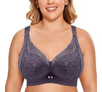 Ofertas Lencería De Talla Grande para Mujer Sujetador con Aros Sujetador Floral De Encaje Sin Forro Sujetador De Total De Talla Grande Sin Forro Sujetadores Top Tirantes Rebajas