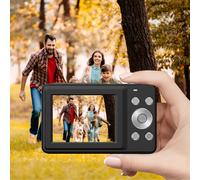 Ofertas navideñas de Kayannuo: Cámara digital de alta definición 1080p, 44 millones de fotos, zoom digital 16x, cámara para el hogar con