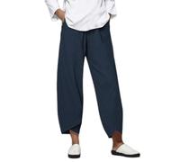 Ofertas Pantalones Mujer Verano Tallas Grandes Casual Algodón Vintage Cintura Alta Elástico Pantalón de Pierna Ancha Cómodos Pantalón de Chándal con Bolsillos Trabajo Yoga Pants