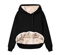Ofertas Primavera: Sudadera Vintage Lila y Chaqueta Borrego para Mujer - Jersey Talla Grande Sin Capucha - Ropa Fitness y Básica