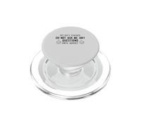 Off Duty Teacher Do Not Ask Me Any Questions Until August PopSockets PopGrip para MagSafe