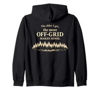 Off Grid Camping Humor Bosque Naturaleza Camper Bosque Bosque Sudadera con Capucha