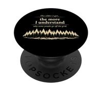Off Grid Humor Bosque Cita Desierto Camping Naturaleza PopSockets PopGrip Adhesivo