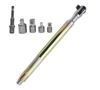 Off Set Extension Wrench - High Torque 1/2 pulgadas Metal Shock Resistant Tight Reach Offset Wrench Set, Drill Compatible Adapter Tool for Tire Repair Large Machinery Engine Industrial Maintenance Use